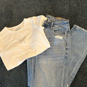 EUC American Eagle Mom Jean